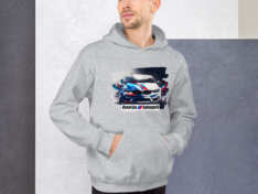 Bavarian Autosports Logo with Car – Hoodie