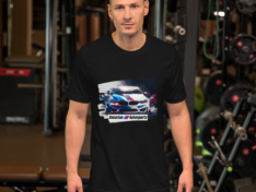 Bavarian Autosports Logo with Car – T-Shirt
